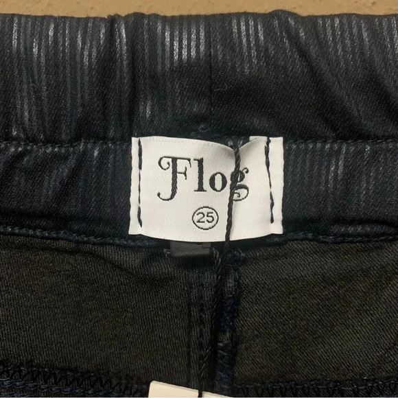 Bevy Flog Shely Pants in Blue Stripe Size 25 NWT New - Picture 13 of 15